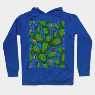 Flowering opuntia 2 Hoodie